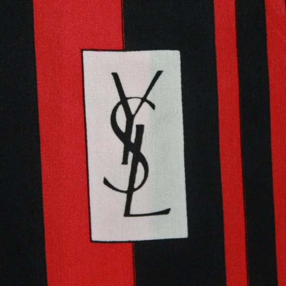 Vintage 80s YSL Shirt + (x2) Silk Scarfs - Picture 8 of 13